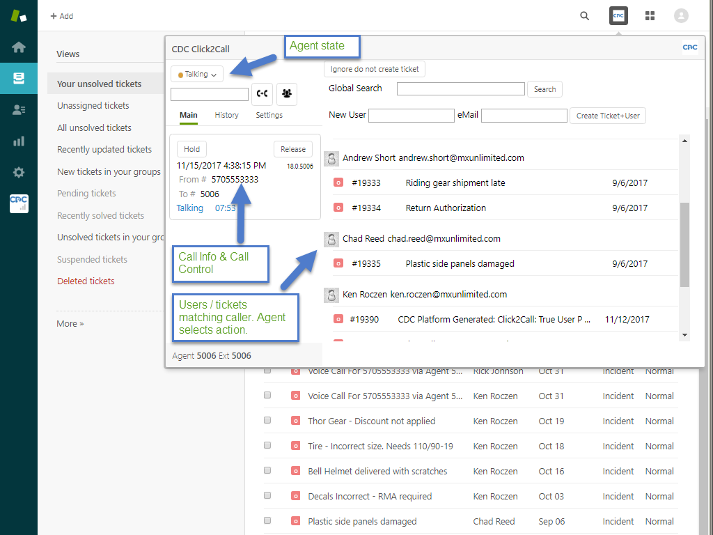 RingCentral CTI Integration By CDC Software App Integration With ...